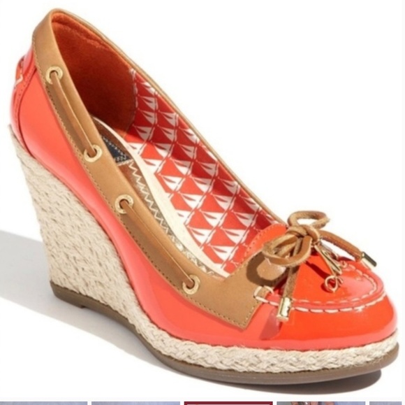 Sperry Shoes - Milly for Sperry Top-Sider Patent Wedges Sz 9.5